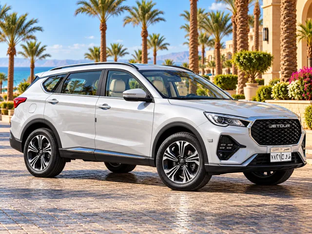 Private driver Hurghada – Jetour SUV side view